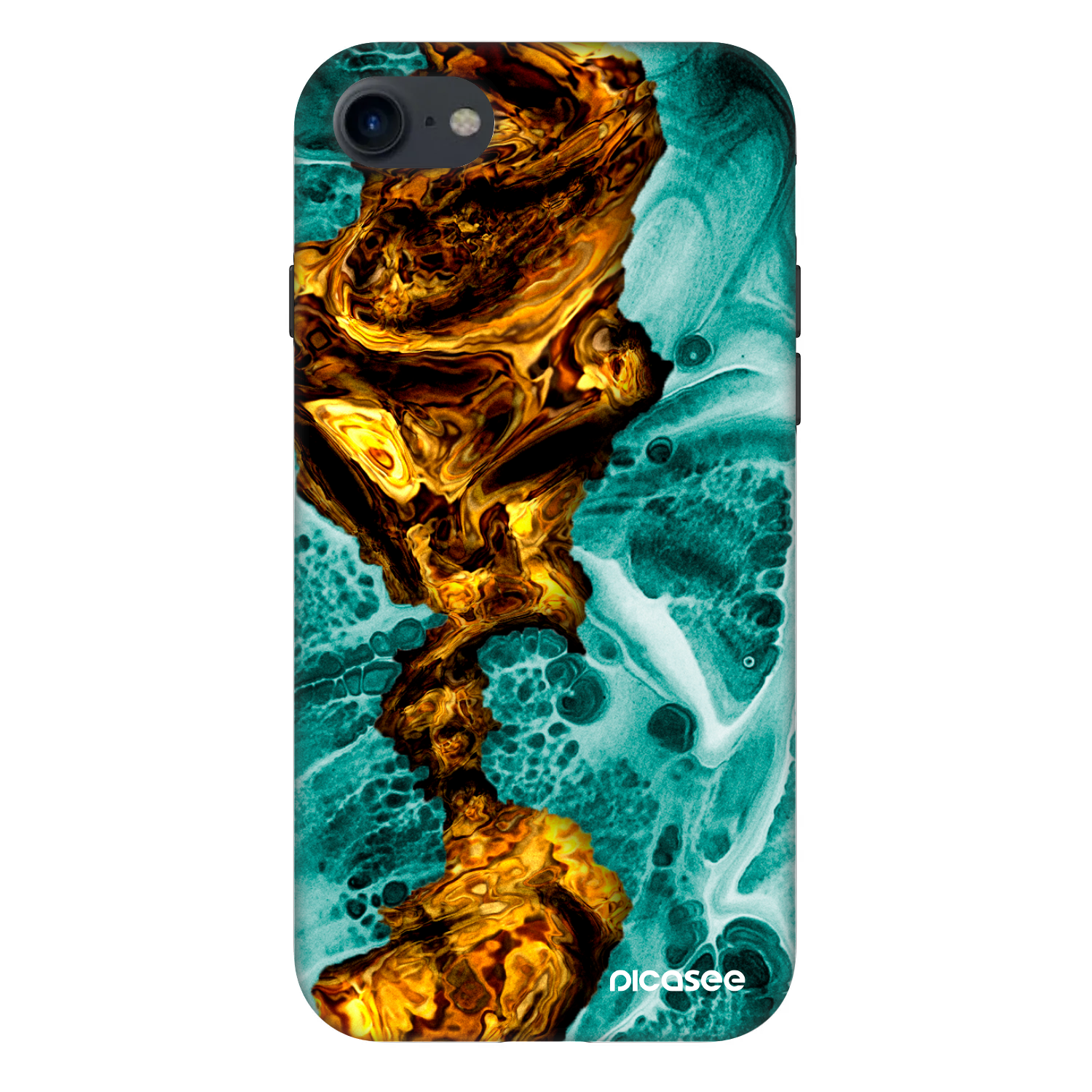 Picasee Fashion Case για Apple iPhone SE 2020 - Goldsky