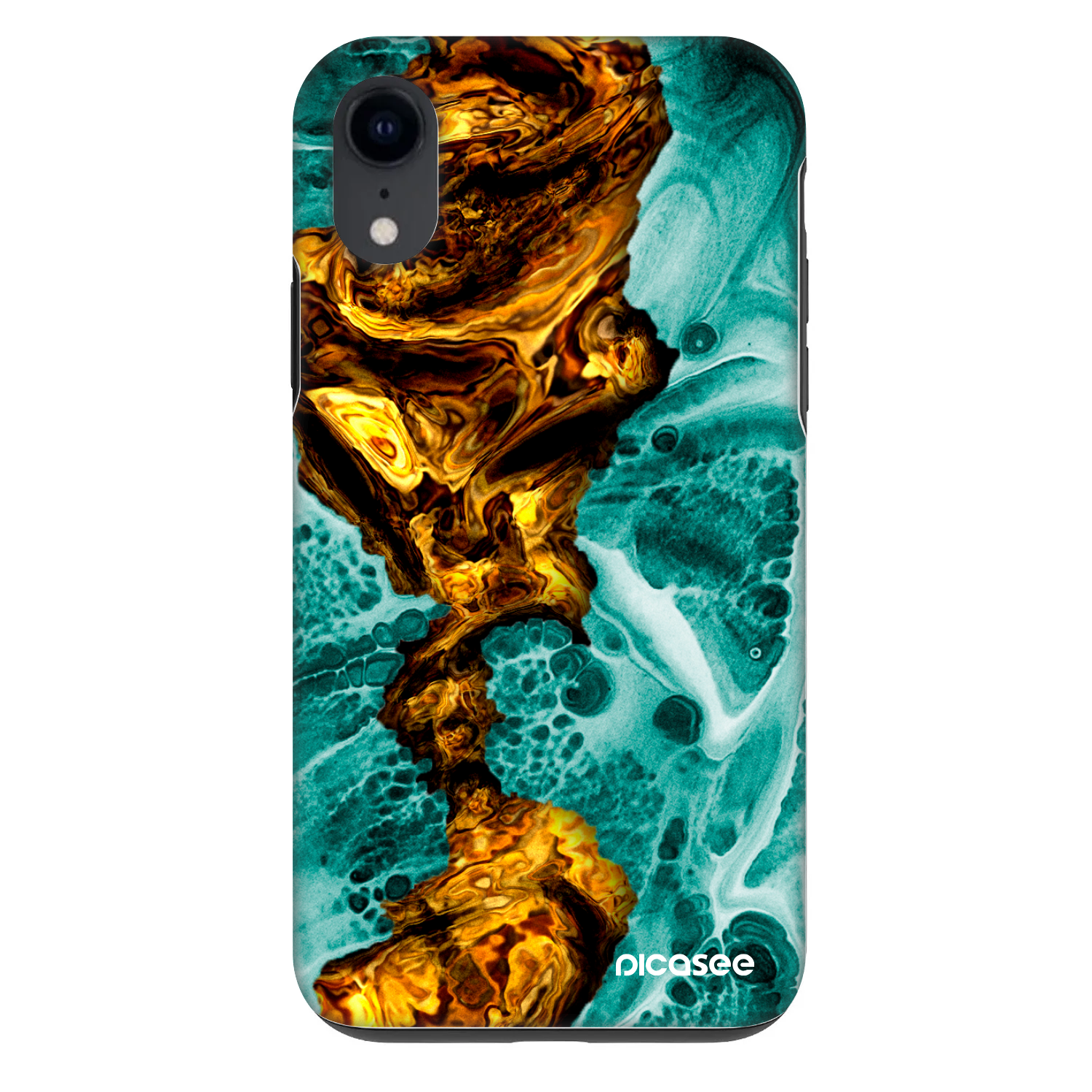Picasee Fashion Case για Apple iPhone XR - Goldsky