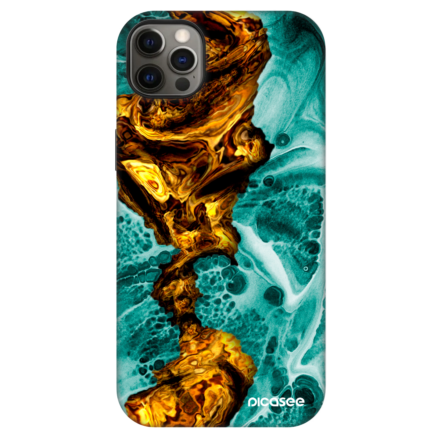 Picasee Fashion Case MagSafe για Apple iPhone 12 Pro Max - Goldsky