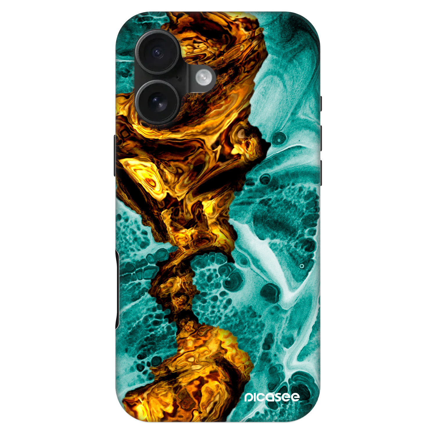 Picasee Fashion Case MagSafe για Apple iPhone 16 - Goldsky