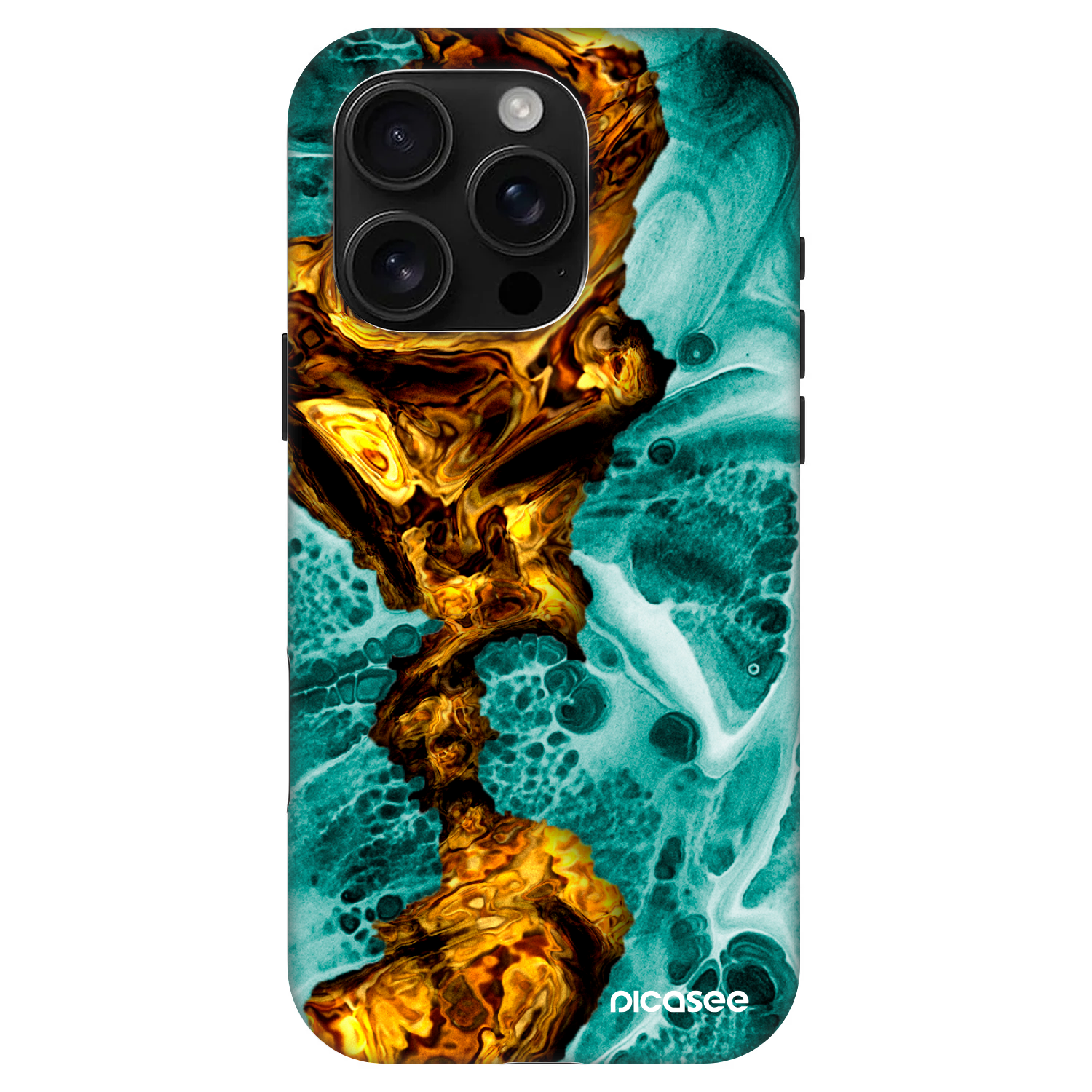 Picasee Fashion Case MagSafe για Apple iPhone 16 Pro - Goldsky