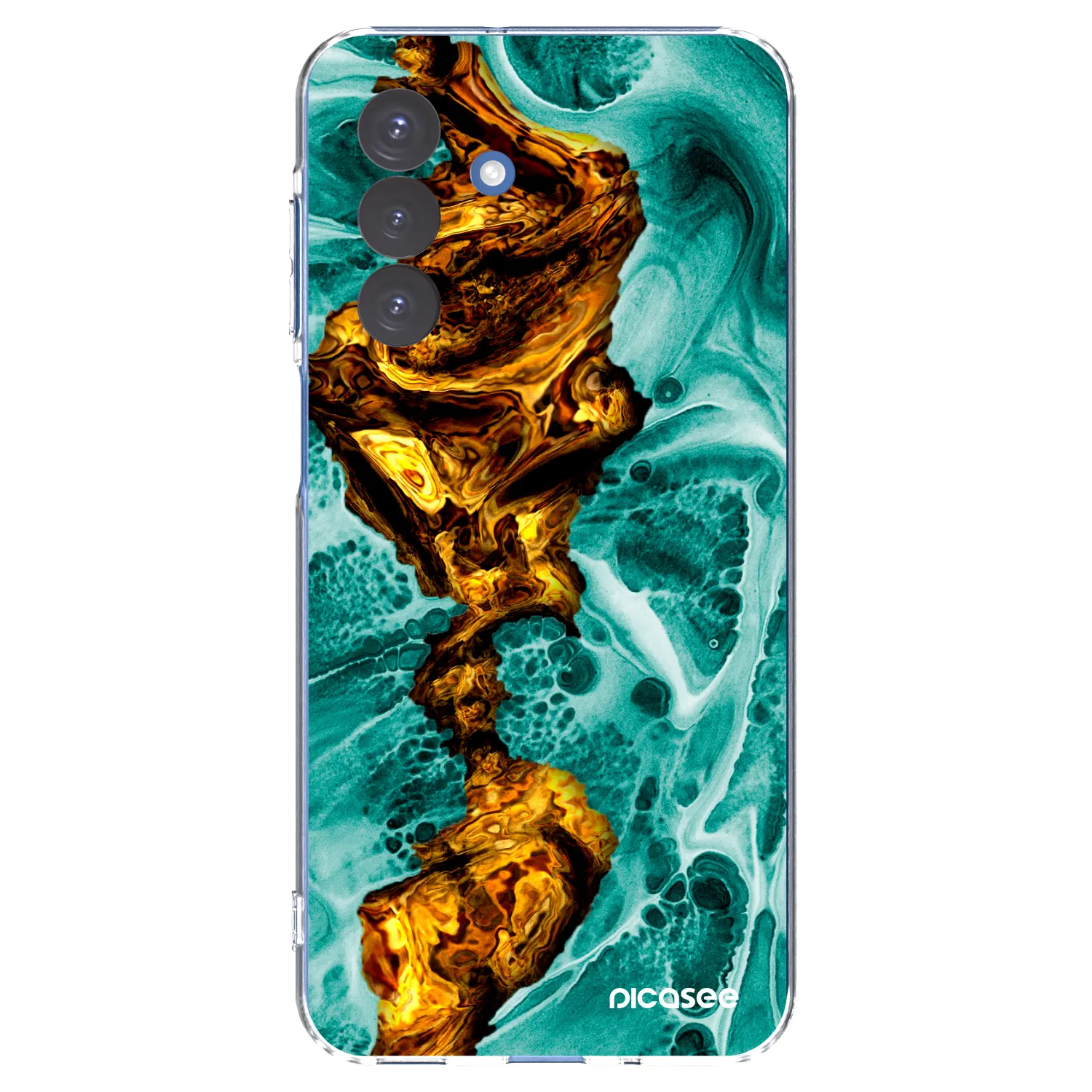 Picasee διαφανής θήκη σιλικόνης Samsung Galaxy A17 5G - Goldsky