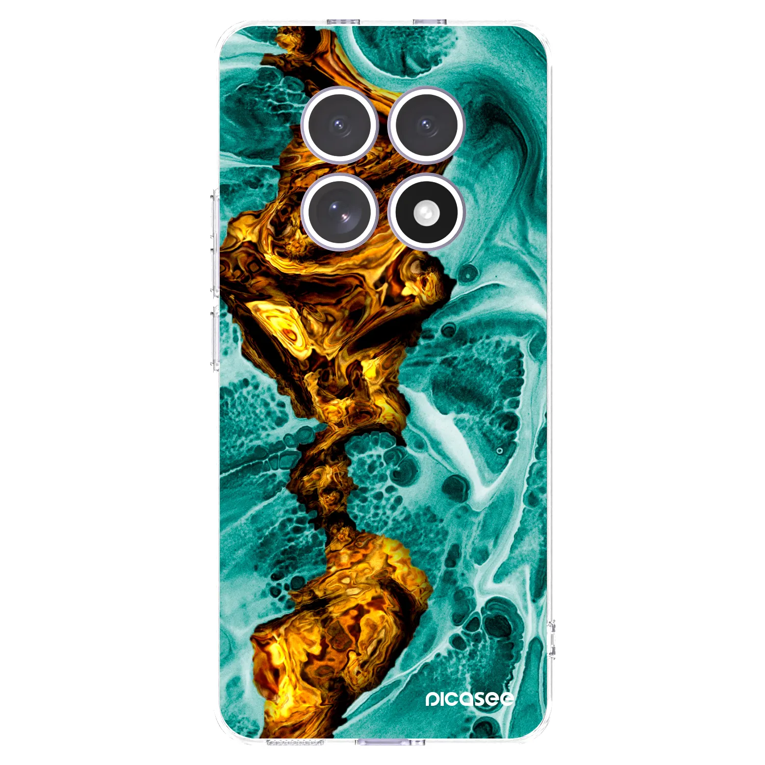 Picasee διαφανής θήκη σιλικόνης Xiaomi Redmi Note 15 - Goldsky