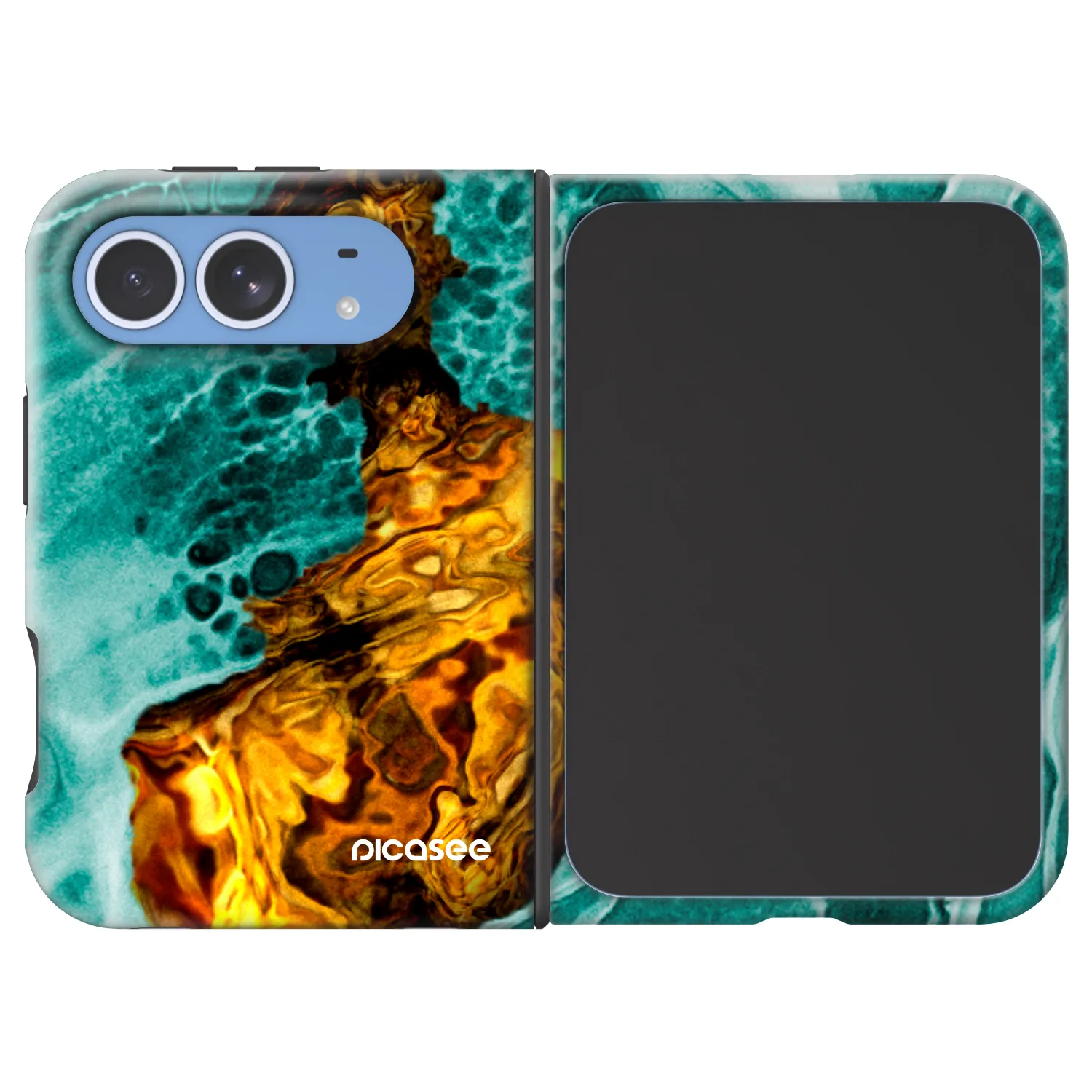 Picasee Fashion Case MagSafe για Apple iPhone Duo - Goldsky