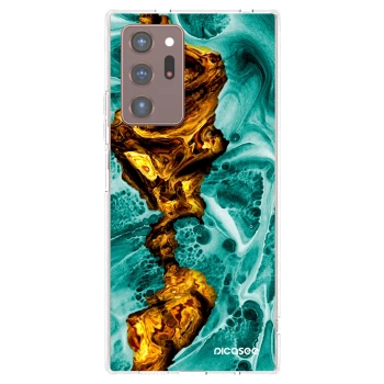 Picasee διαφανής θήκη σιλικόνης Samsung Galaxy Note 20 Ultra - Goldsky