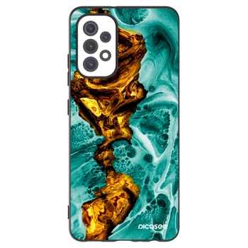 Picasee Μαύρη θήκη σιλικόνης για Samsung Galaxy A32 5G A326B - Goldsky
