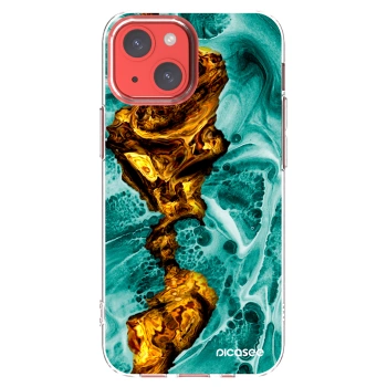 Picasee διαφανής θήκη σιλικόνης Apple iPhone 13 mini - Goldsky