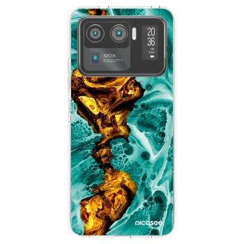 Picasee διαφανής θήκη σιλικόνης Xiaomi Mi 11 Ultra - Goldsky