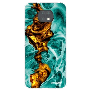 Picasee διαφανής θήκη σιλικόνης Xiaomi Redmi Note 9T - Goldsky