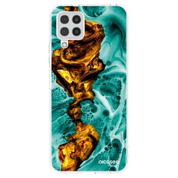 Picasee διαφανής θήκη σιλικόνης Samsung Galaxy A22 A225F 4G - Goldsky