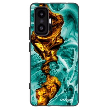 Picasee Μαύρη θήκη σιλικόνης για Xiaomi 11T Pro - Goldsky