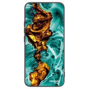 Picasee Μαύρη θήκη σιλικόνης για Vivo Y11s - Goldsky