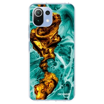 Picasee διαφανής θήκη σιλικόνης Xiaomi 11 Lite 5G NE - Goldsky