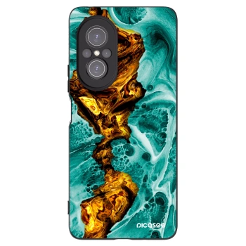 Picasee Μαύρη θήκη σιλικόνης για Huawei Nova 9 SE - Goldsky