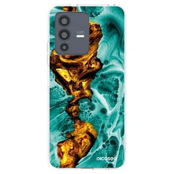 Picasee διαφανής θήκη σιλικόνης Vivo V23 5G - Goldsky