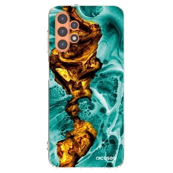 Picasee διαφανής θήκη σιλικόνης Samsung Galaxy A13 4G A135 - Goldsky