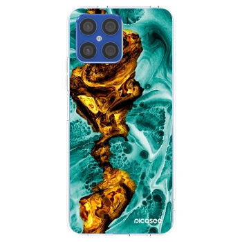 Picasee διαφανής θήκη σιλικόνης Honor X8 4G - Goldsky