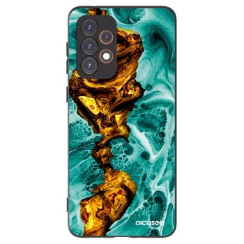 Picasee Μαύρη θήκη σιλικόνης για Samsung Galaxy A33 5G A336 - Goldsky