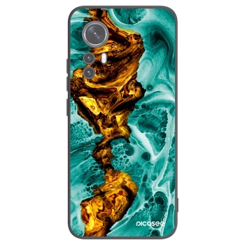 Picasee Μαύρη θήκη σιλικόνης για Xiaomi 12X - Goldsky