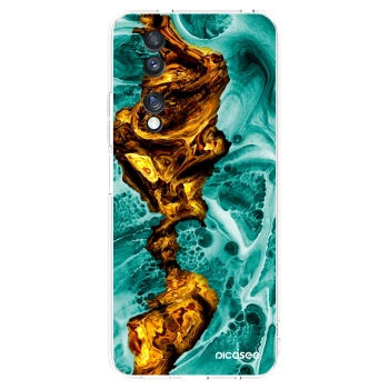 Picasee διαφανής θήκη σιλικόνης Honor 70 - Goldsky