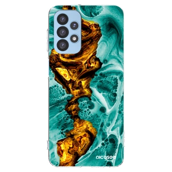 Picasee διαφανής θήκη σιλικόνης Samsung Galaxy A23 A235F 4G - Goldsky