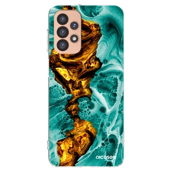 Picasee διαφανής θήκη σιλικόνης Samsung Galaxy A23 A236B 5G - Goldsky