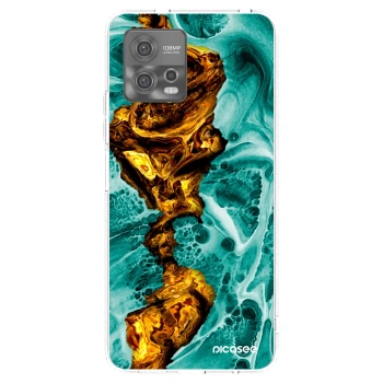 Picasee διαφανής θήκη σιλικόνης Motorola Moto G72 - Goldsky