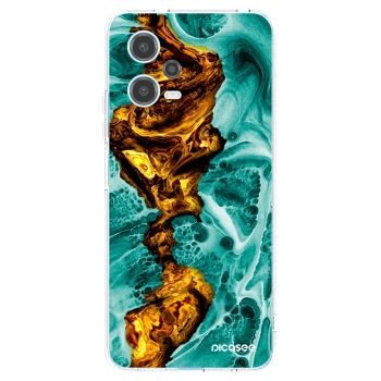 Picasee διαφανής θήκη σιλικόνης Xiaomi Redmi Note 12 5G - Goldsky