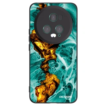 Picasee Μαύρη θήκη σιλικόνης για Honor Magic5 Pro - Goldsky