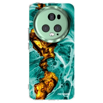 Picasee διαφανής θήκη σιλικόνης Honor Magic5 Pro - Goldsky