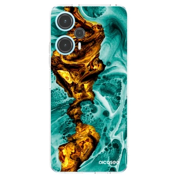 Picasee διαφανής θήκη σιλικόνης Xiaomi Poco F5 - Goldsky