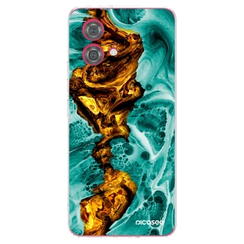 Picasee διαφανής θήκη σιλικόνης Motorola Moto G84 5G - Goldsky