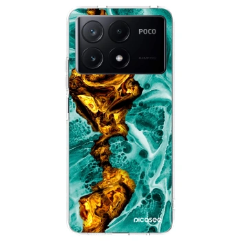Picasee διαφανής θήκη σιλικόνης Xiaomi Poco X6 Pro - Goldsky