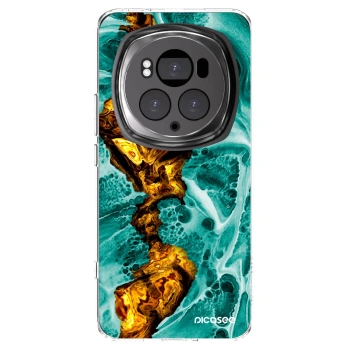 Picasee διαφανής θήκη σιλικόνης Honor Magic6 Pro - Goldsky