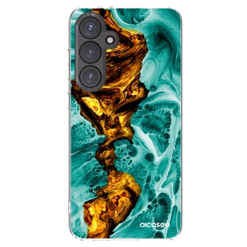Picasee διαφανής θήκη σιλικόνης Samsung Galaxy S24 FE S721B - Goldsky