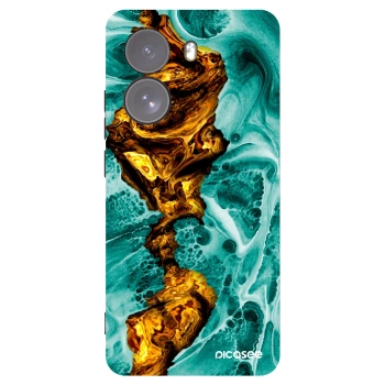 Picasee Μαύρη θήκη σιλικόνης για Xiaomi Poco X7 - Goldsky