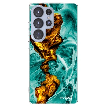 Picasee διαφανής θήκη σιλικόνης Samsung Galaxy S25 Ultra 5G - Goldsky