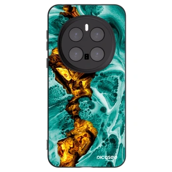 Picasee Μαύρη θήκη σιλικόνης για Honor Magic7 Pro 5G - Goldsky