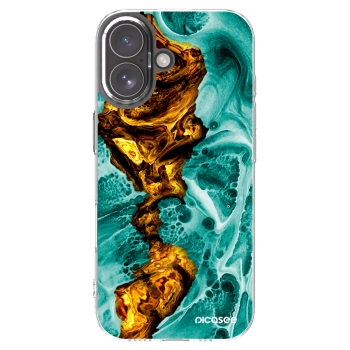 Picasee διαφανής θήκη σιλικόνης Apple iPhone 17 - Goldsky