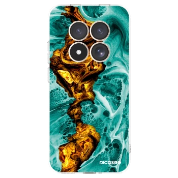 Picasee διαφανής θήκη σιλικόνης Xiaomi Redmi Note 15 Pro 4G - Goldsky