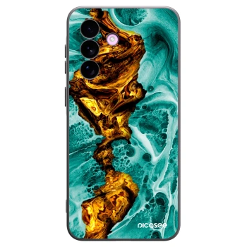 Picasee Μαύρη θήκη σιλικόνης για Samsung Galaxy A57 5G - Goldsky