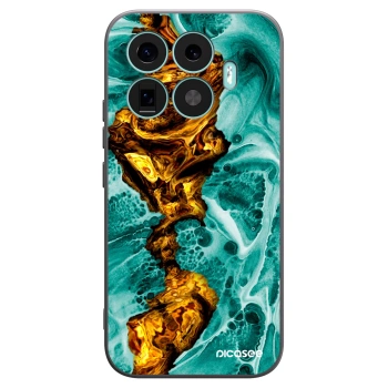 Picasee Μαύρη θήκη σιλικόνης για Xiaomi 17T - Goldsky