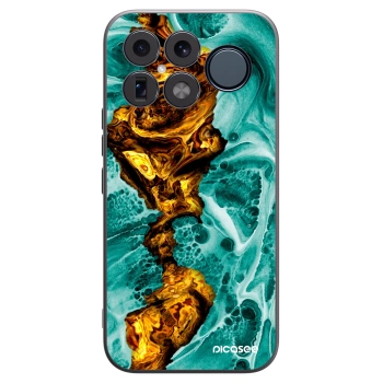 Picasee Μαύρη θήκη σιλικόνης για Xiaomi Poco F8 Ultra - Goldsky