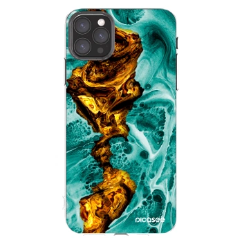 Picasee διαφανής θήκη σιλικόνης Apple iPhone 11 Pro Max - Goldsky