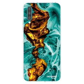 Picasee διαφανής θήκη σιλικόνης Samsung Galaxy A30s A307F - Goldsky