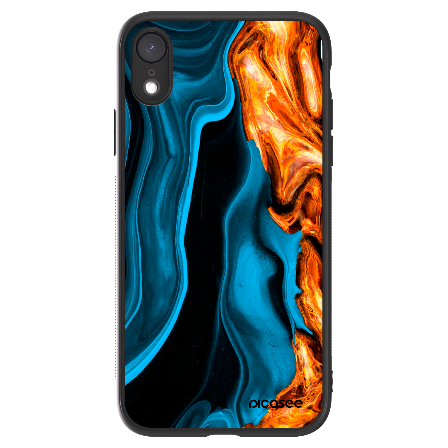 Picasee ULTIMATE CASE για Apple iPhone XR - Gold blue