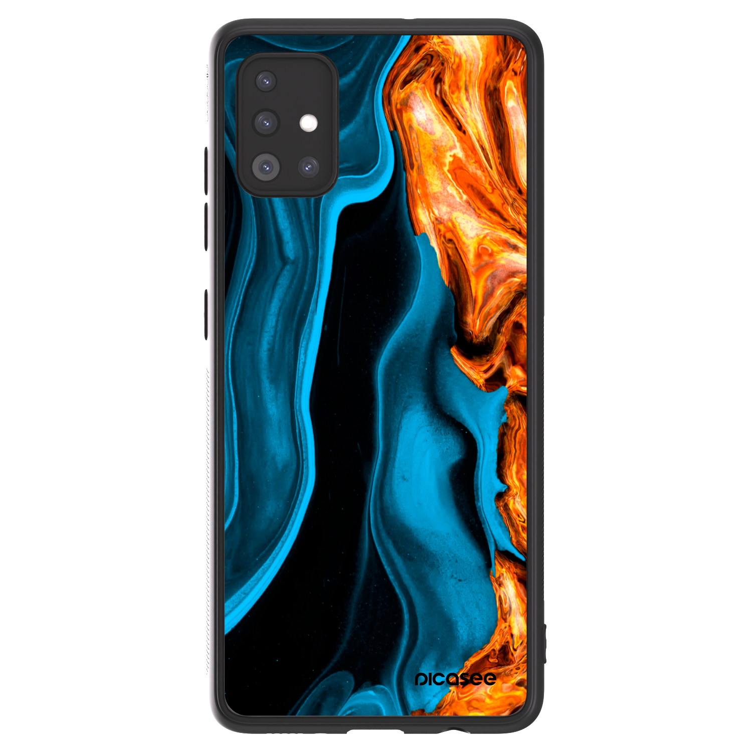 Picasee ULTIMATE CASE για Samsung Galaxy A51 A515F - Gold blue