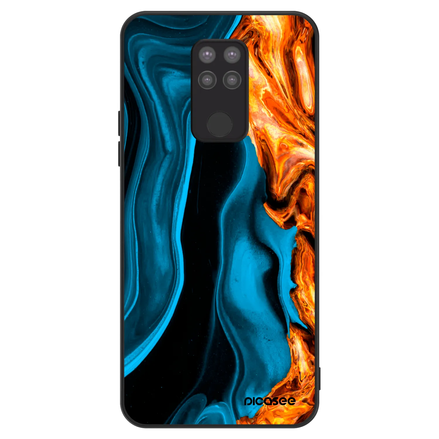 Picasee ULTIMATE CASE για Xiaomi Redmi Note 9 - Gold blue
