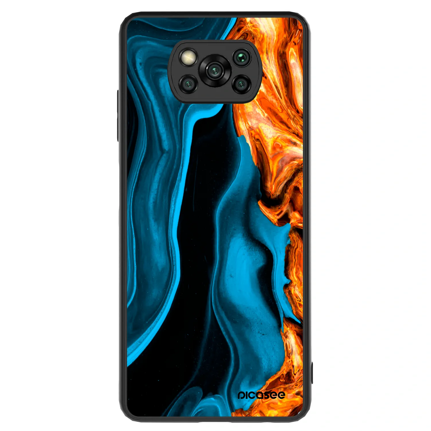 Picasee ULTIMATE CASE για Xiaomi Poco X3 - Gold blue