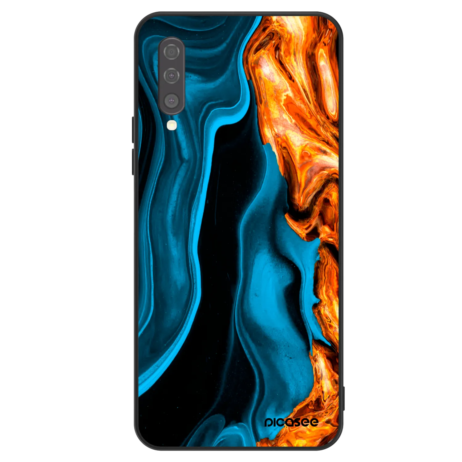Picasee ULTIMATE CASE για Samsung Galaxy A50 A505F - Gold blue